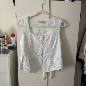 Abercrombie & Fitch Linen Vest